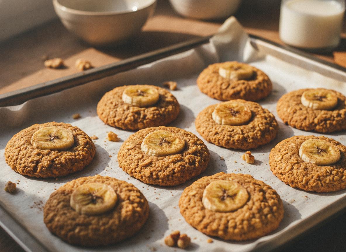 Bolachas de Aveia e Banana